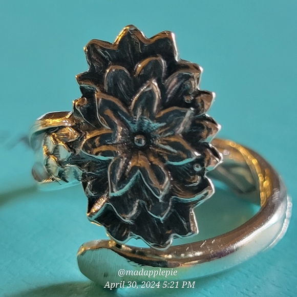 1885 Tiffany & Co. Ragged Sailor Spoon Ring in Sterling Silver Luxury Vintage 37 - Picture 11 of 14